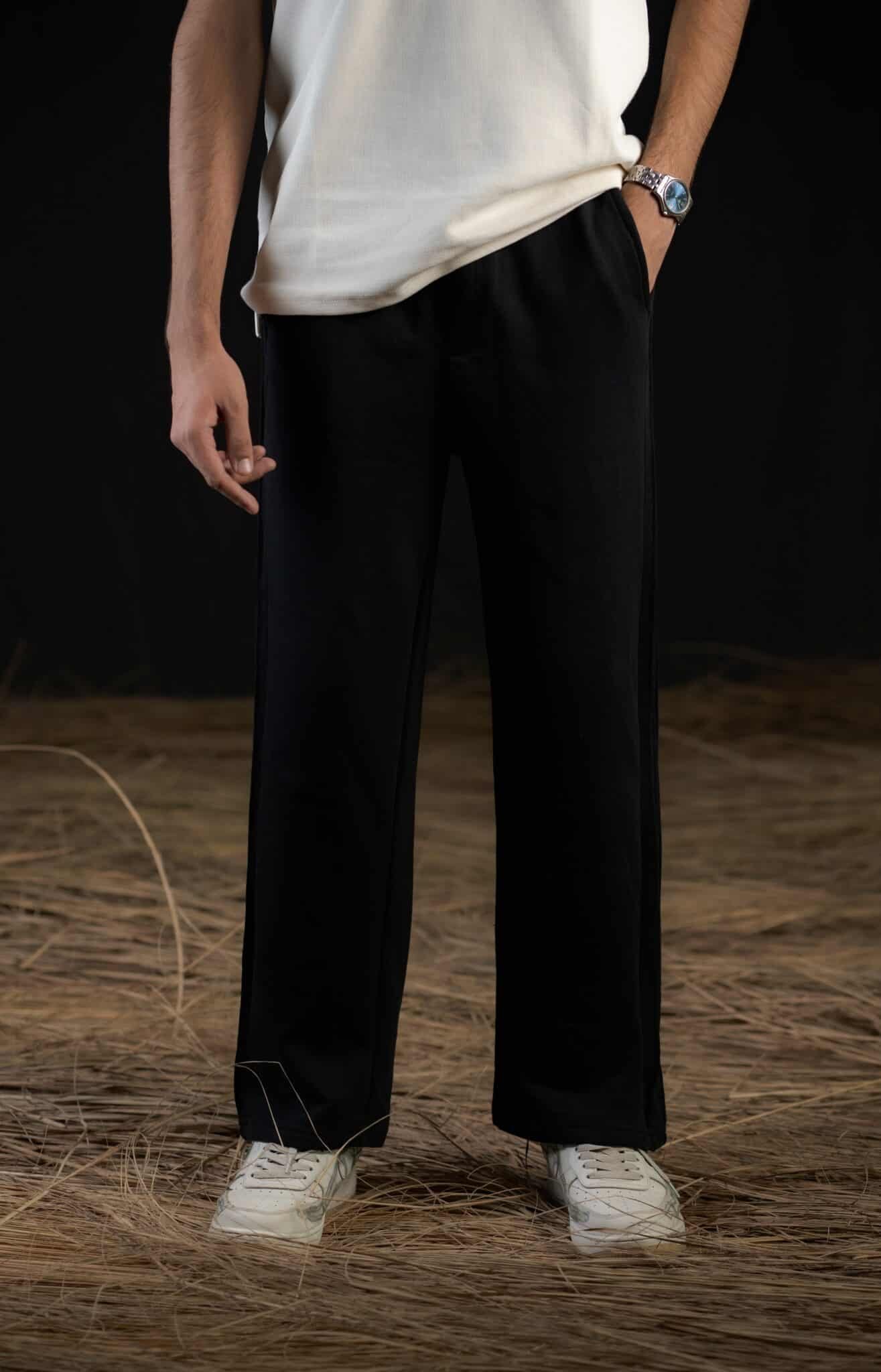 Impresso Stride Joggers (BLACK)