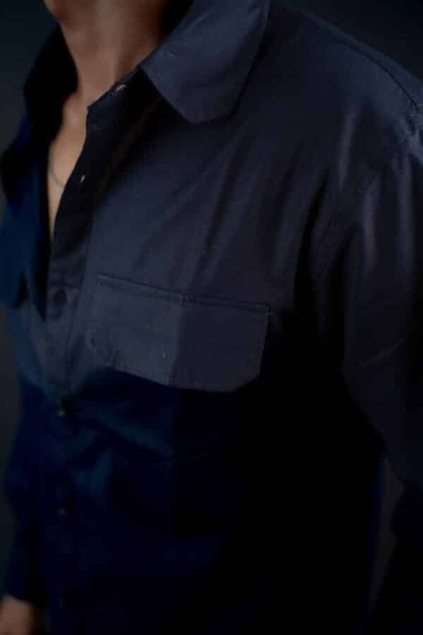 Oxford Prime Shirt (Navy) - Image 2