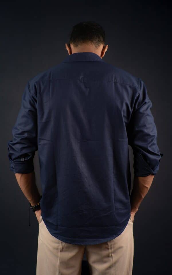 Oxford Prime Shirt (Navy) - Image 3