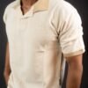 Impresso Classic Cuban Collar Polo (Cream) - Image 5